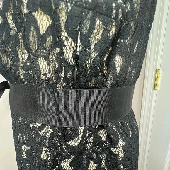 Like New! Lane Bryant Black Lace Sleeveless Dress, Size 20 - Picture 6 of 8